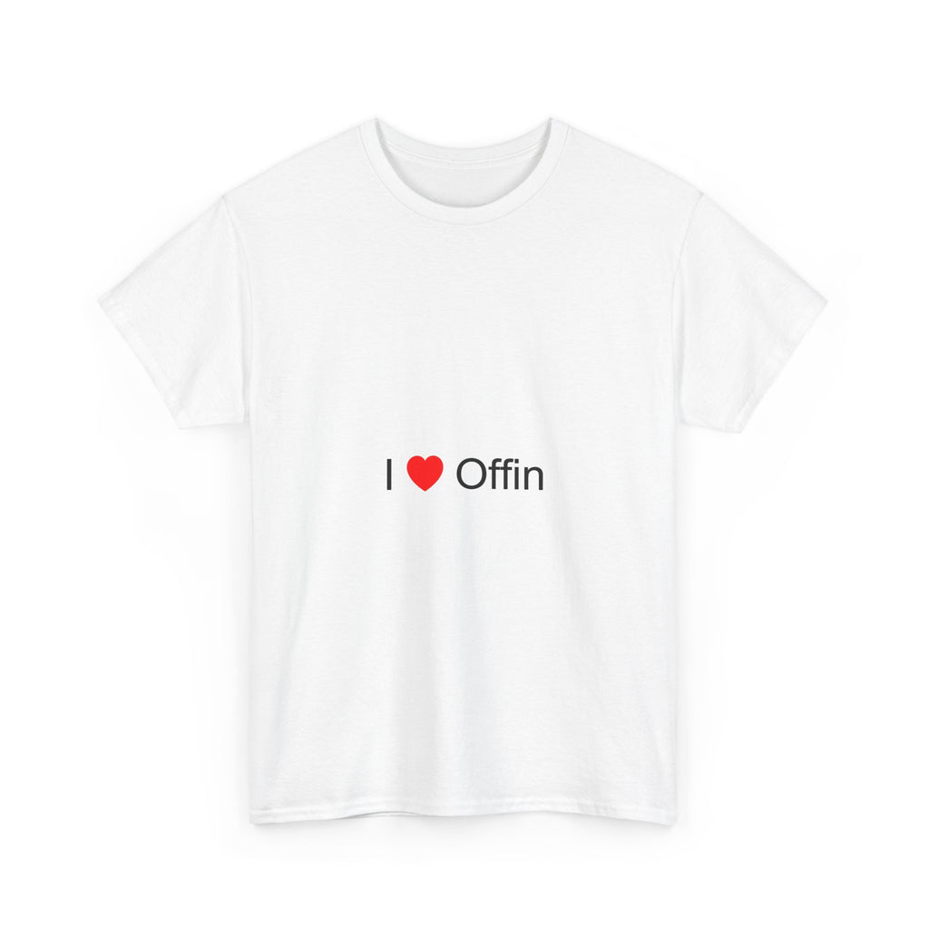 T-shirt I love offin