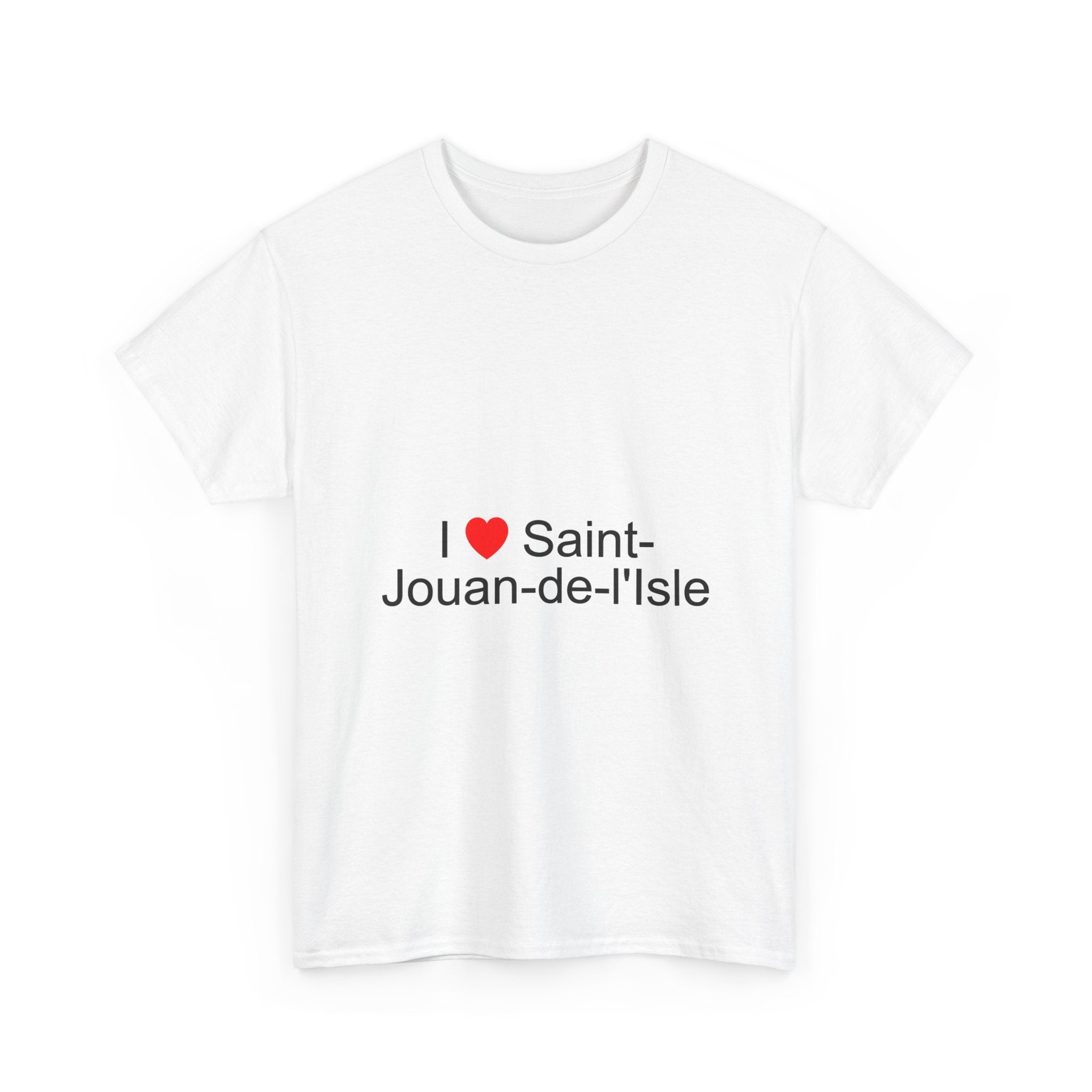 T-shirt I love saint-jouan-de-l'isle