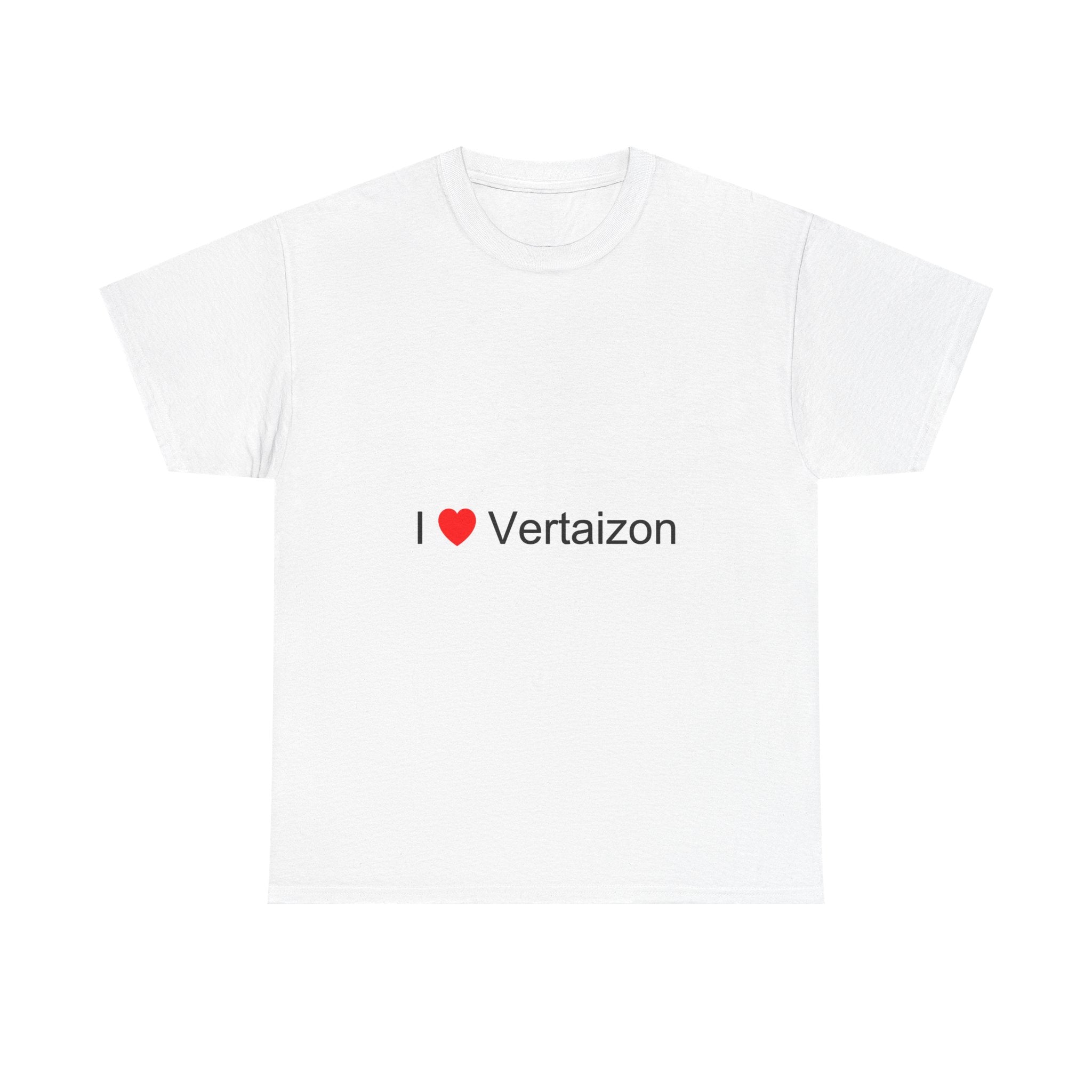 T-shirt I love vertaizon