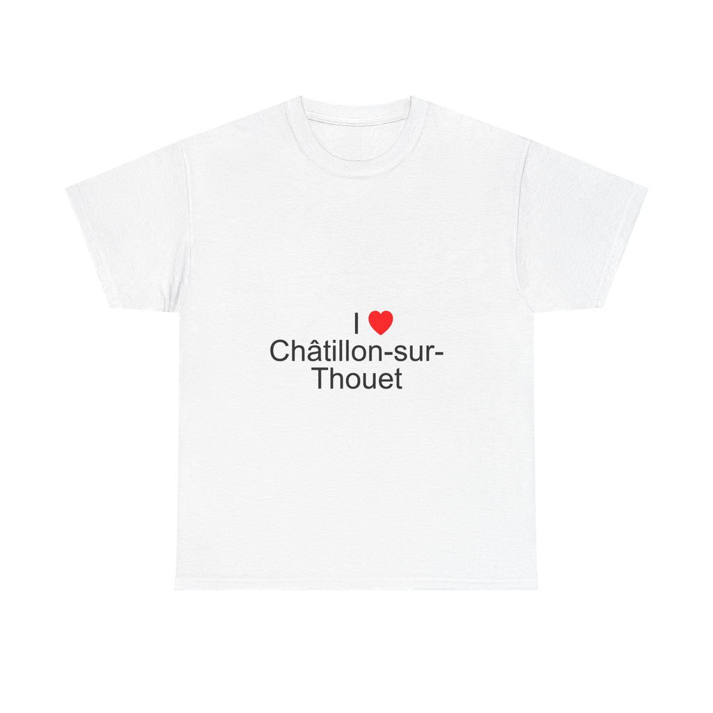 T-shirt I love châtillon-sur-thouet