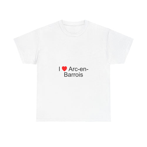 T-shirt I love arc-en-barrois