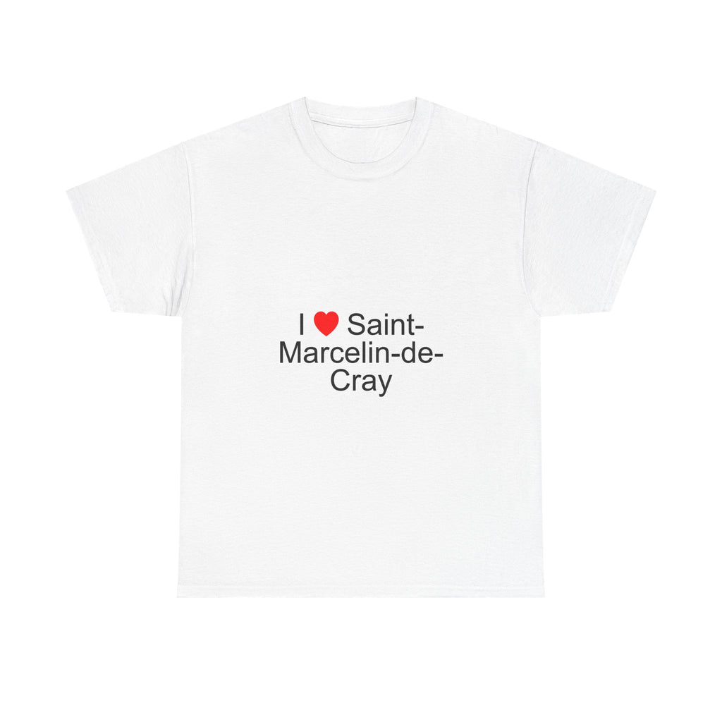 T-shirt I love saint-marcelin-de-cray