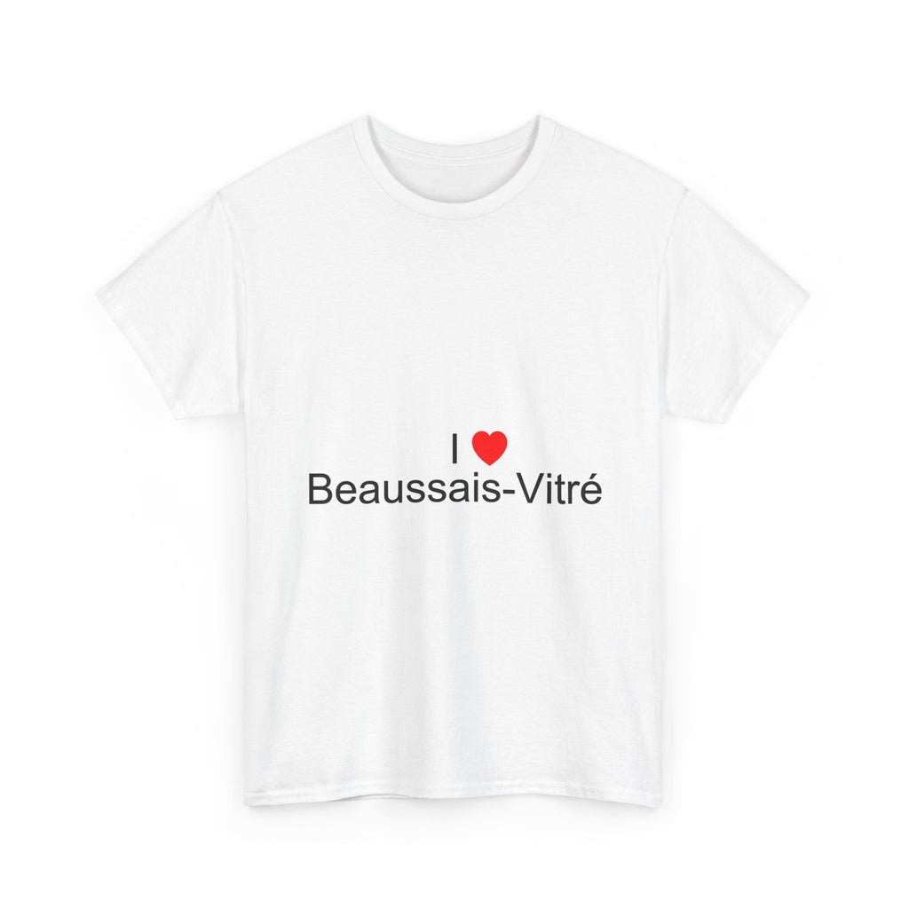 T-shirt I love beaussais-vitré