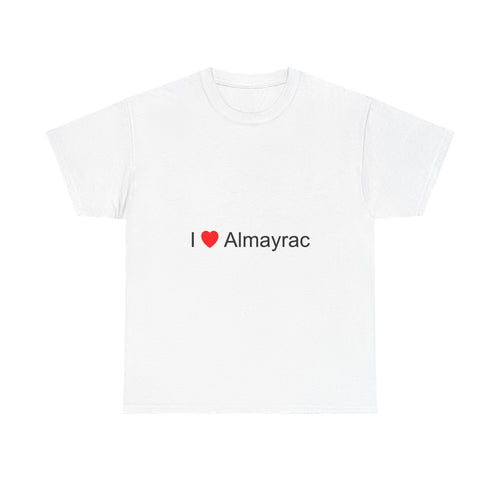 T-shirt I love almayrac