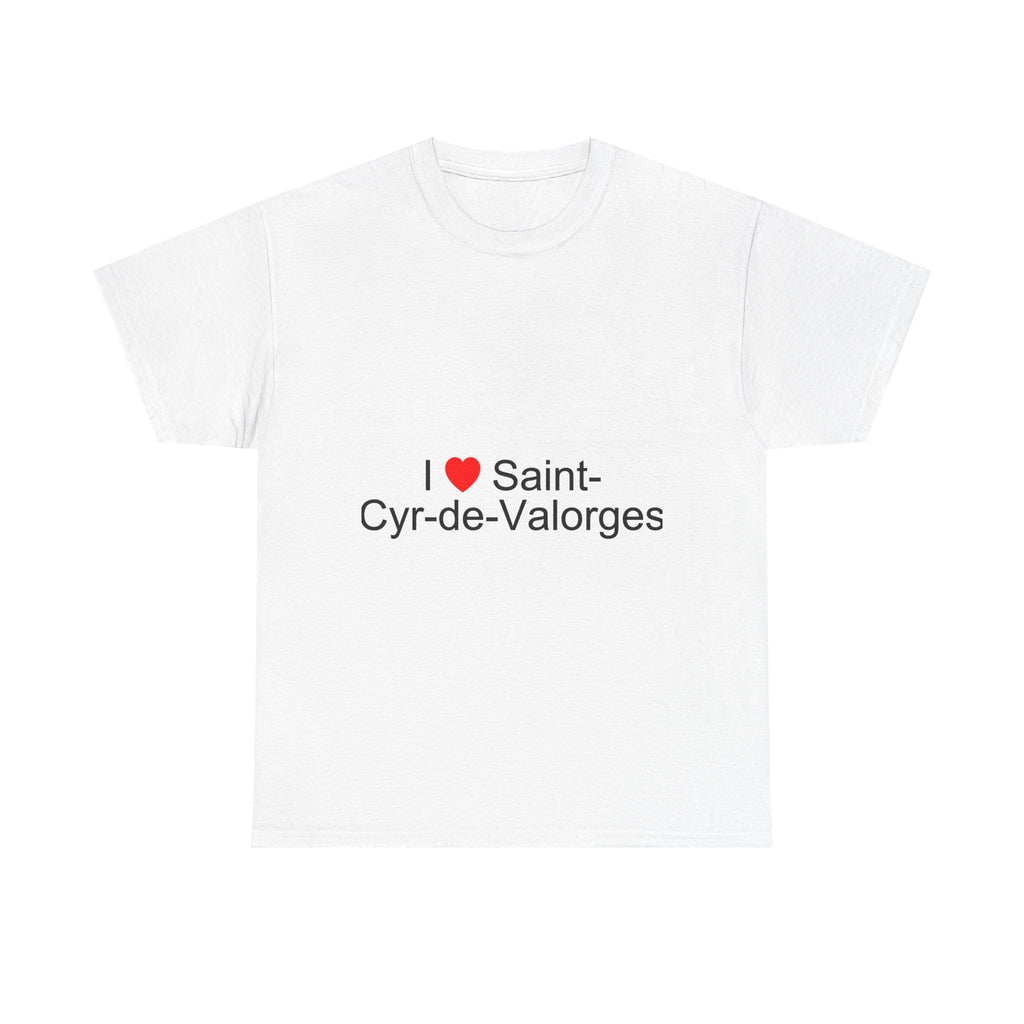 T-shirt I love saint-cyr-de-valorges