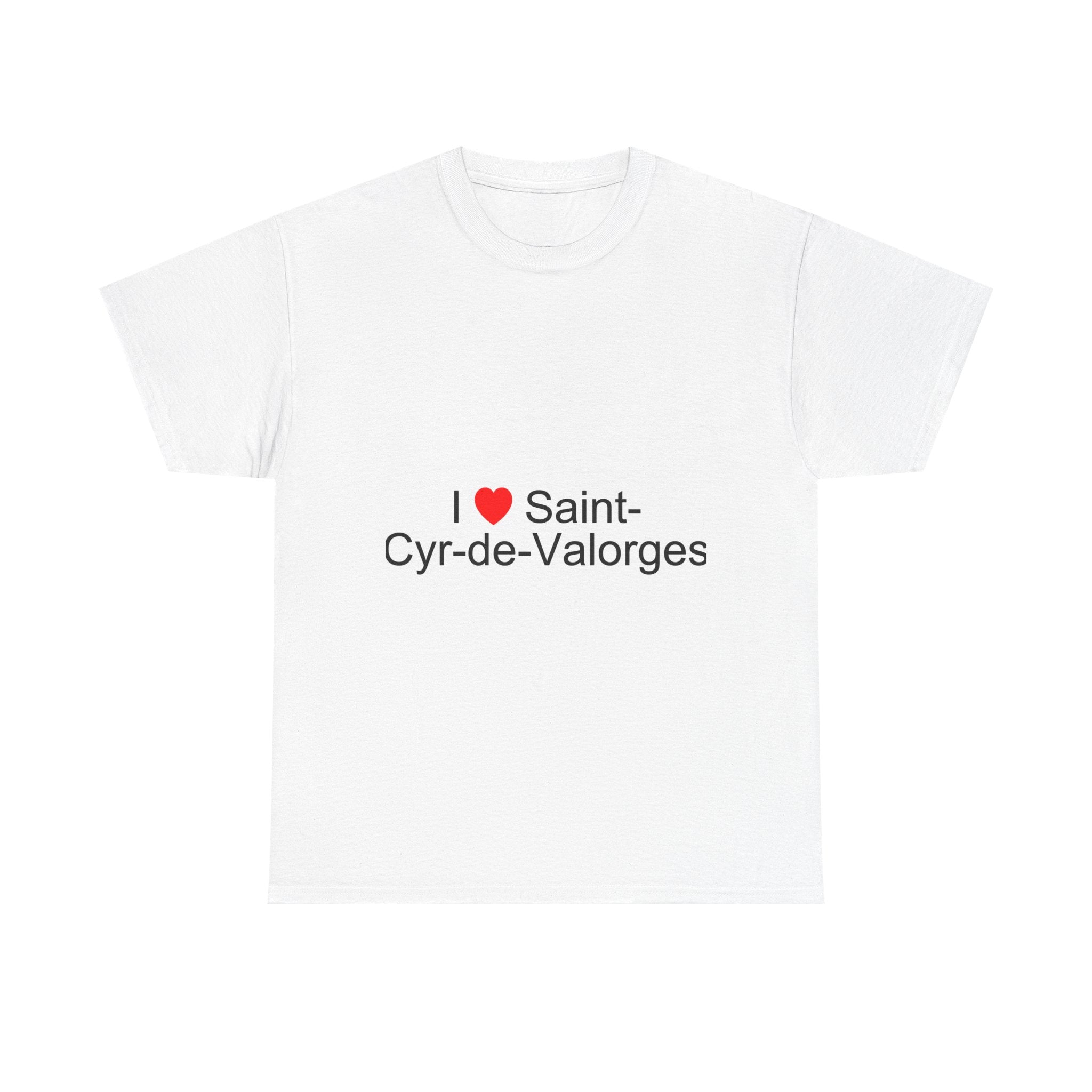 T-shirt I love saint-cyr-de-valorges