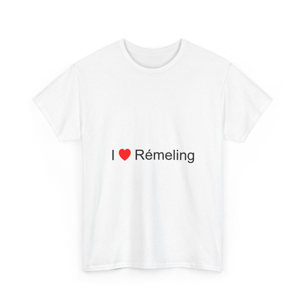 T-shirt I love rémeling
