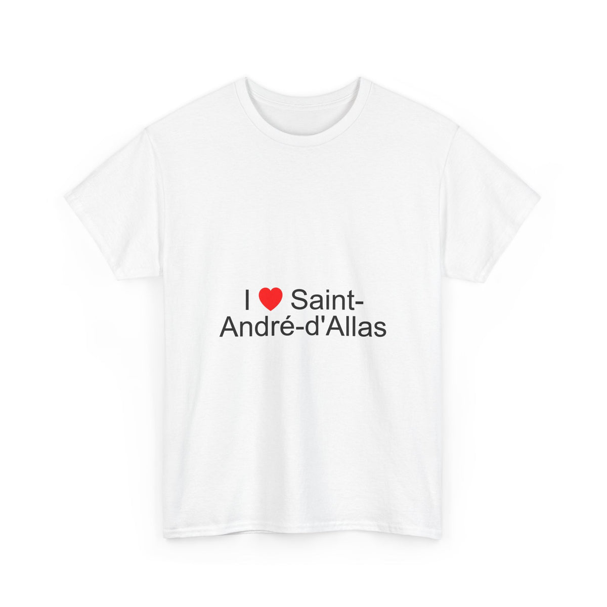 T-shirt I love saint-andré-d'allas