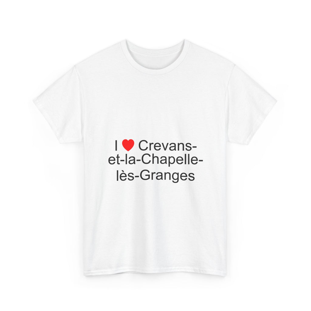 T-shirt I love crevans-et-la-chapelle-lès-granges