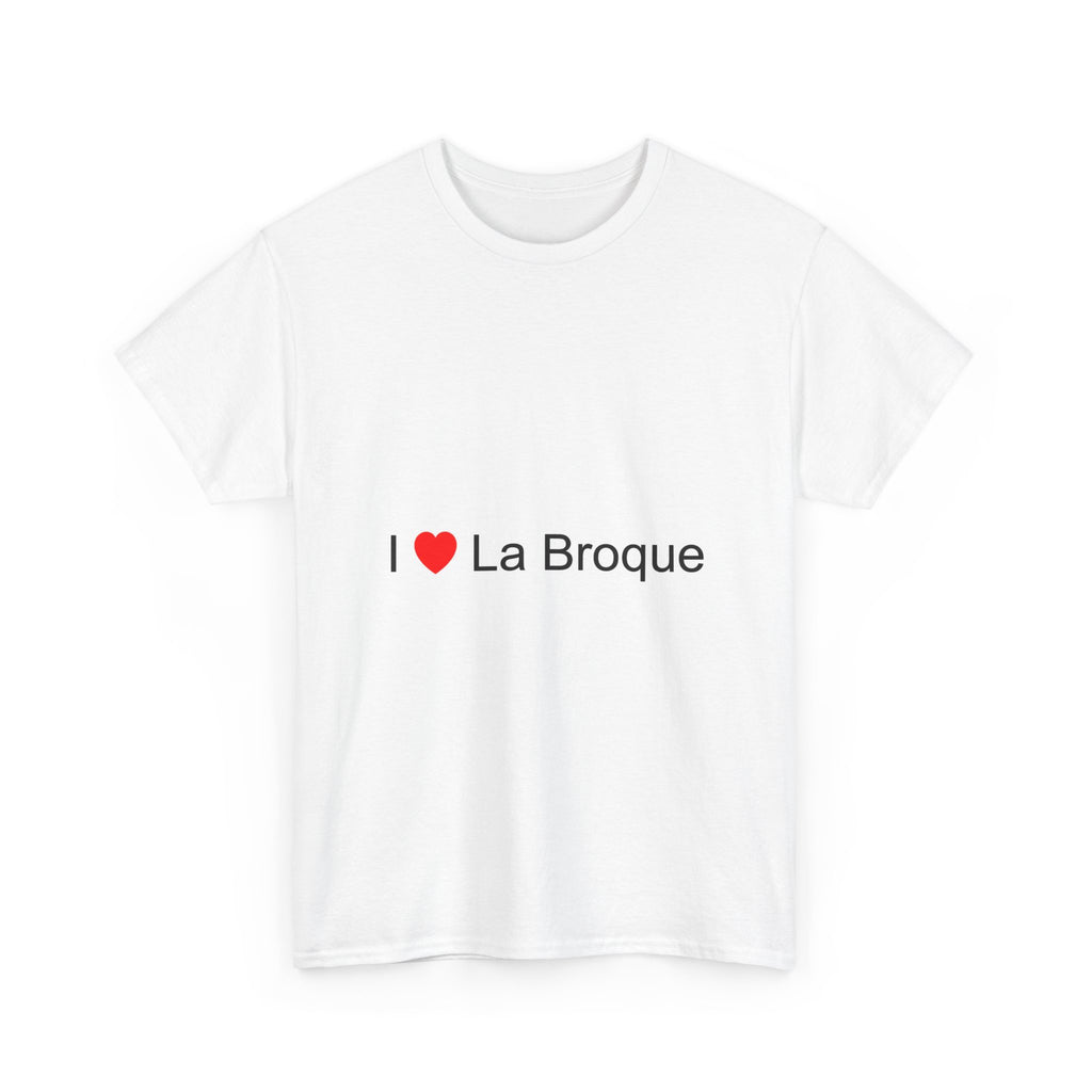 T-shirt I love la broque