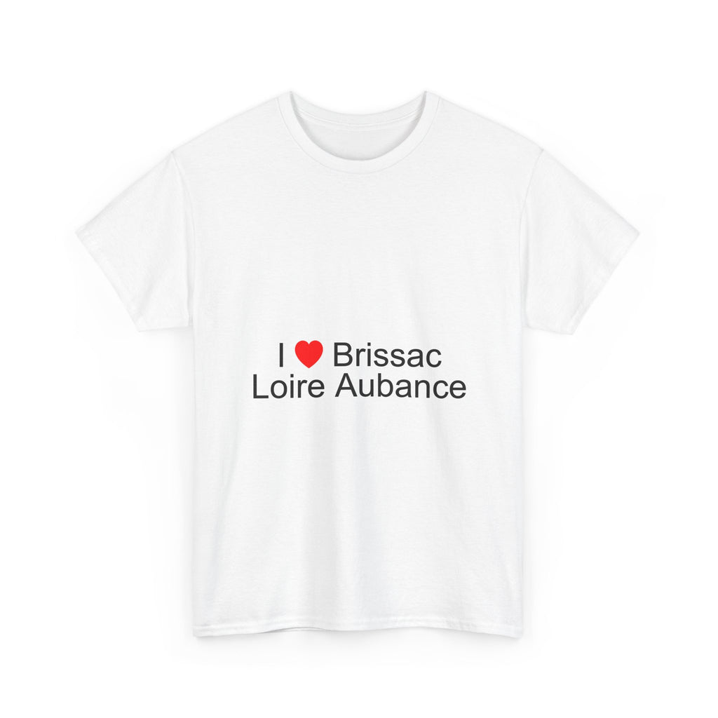 T-shirt I love brissac loire aubance