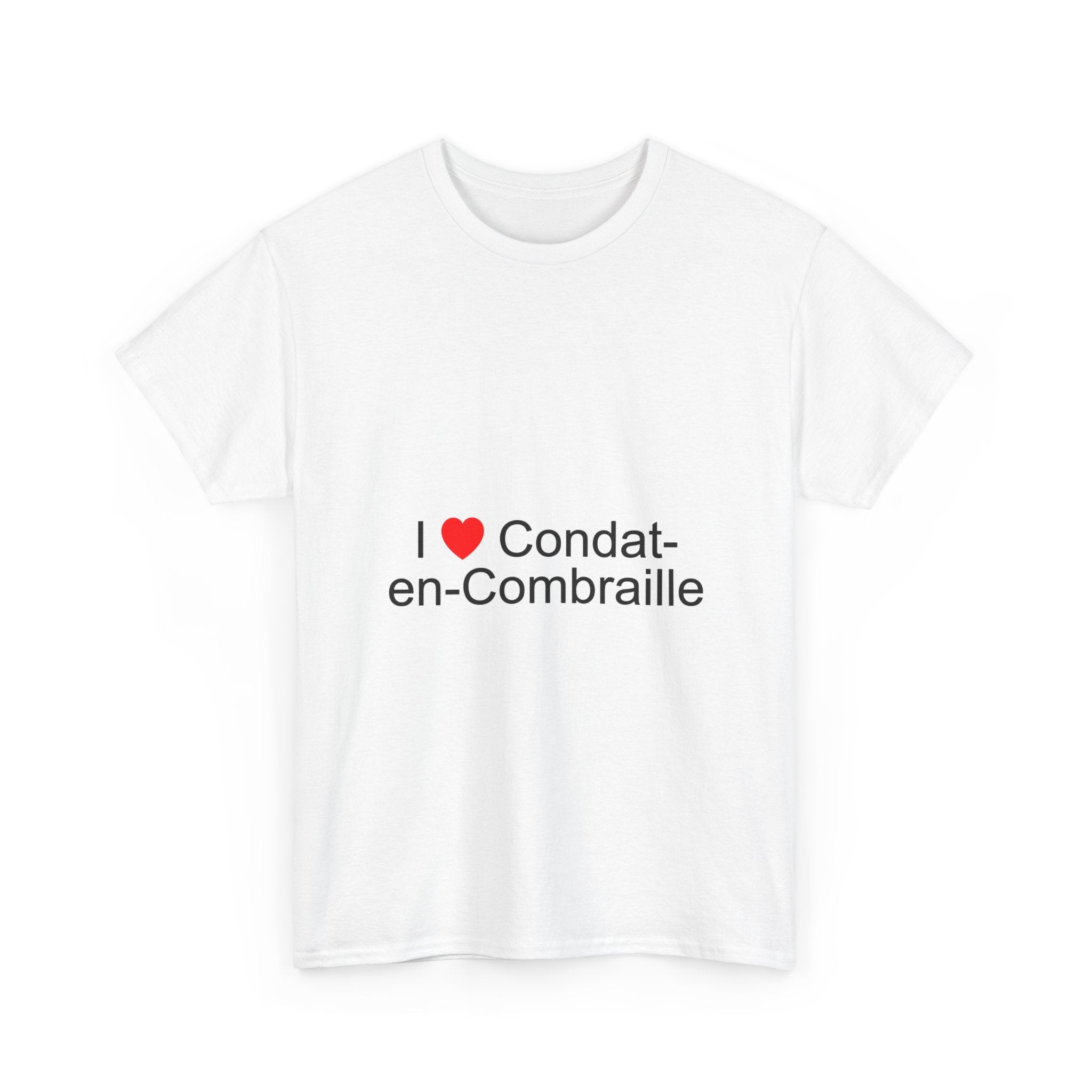 T-shirt I love condat-en-combraille
