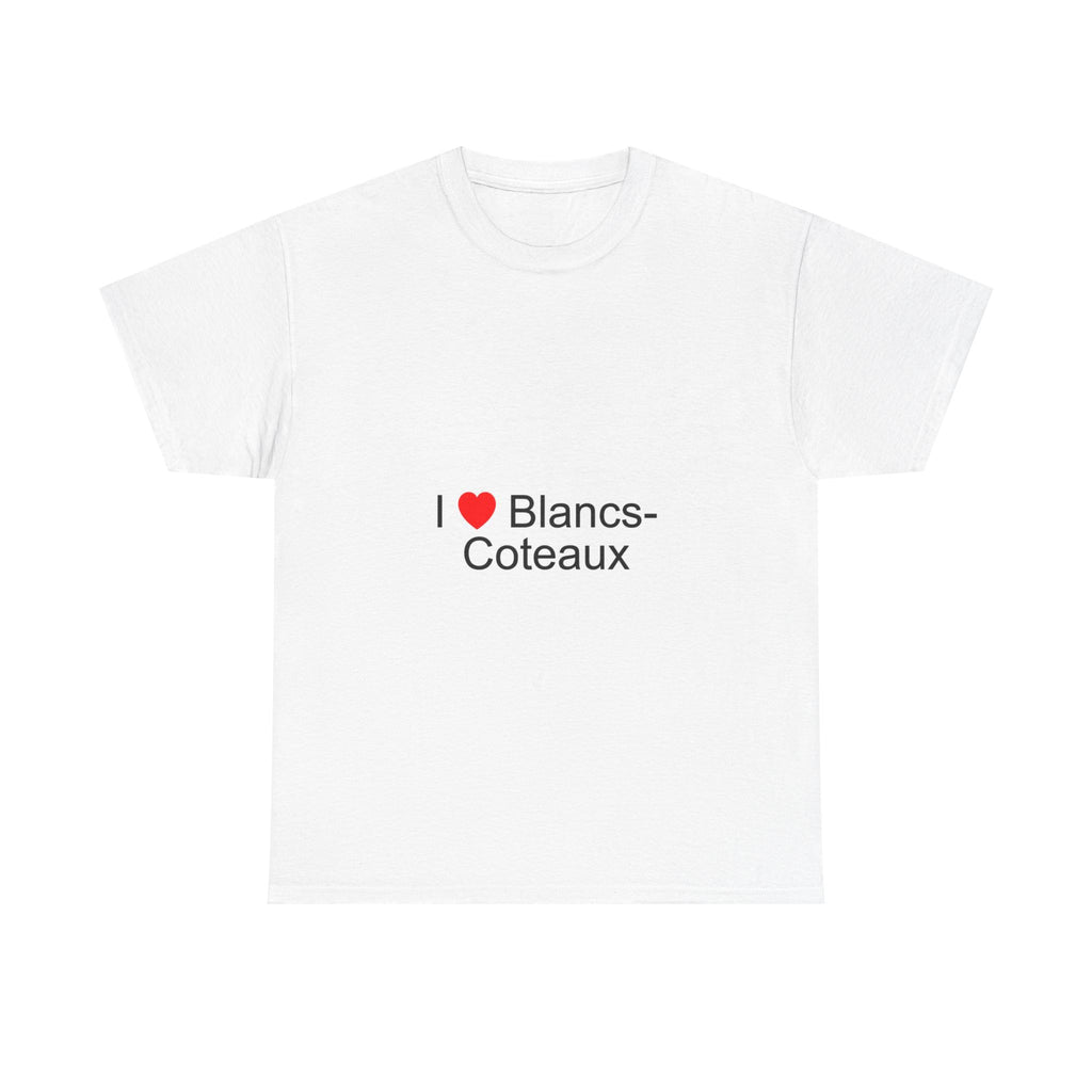 T-shirt I love blancs-coteaux