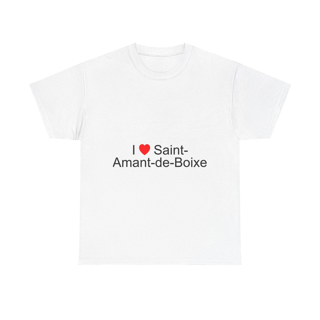 T-shirt I love saint-amant-de-boixe