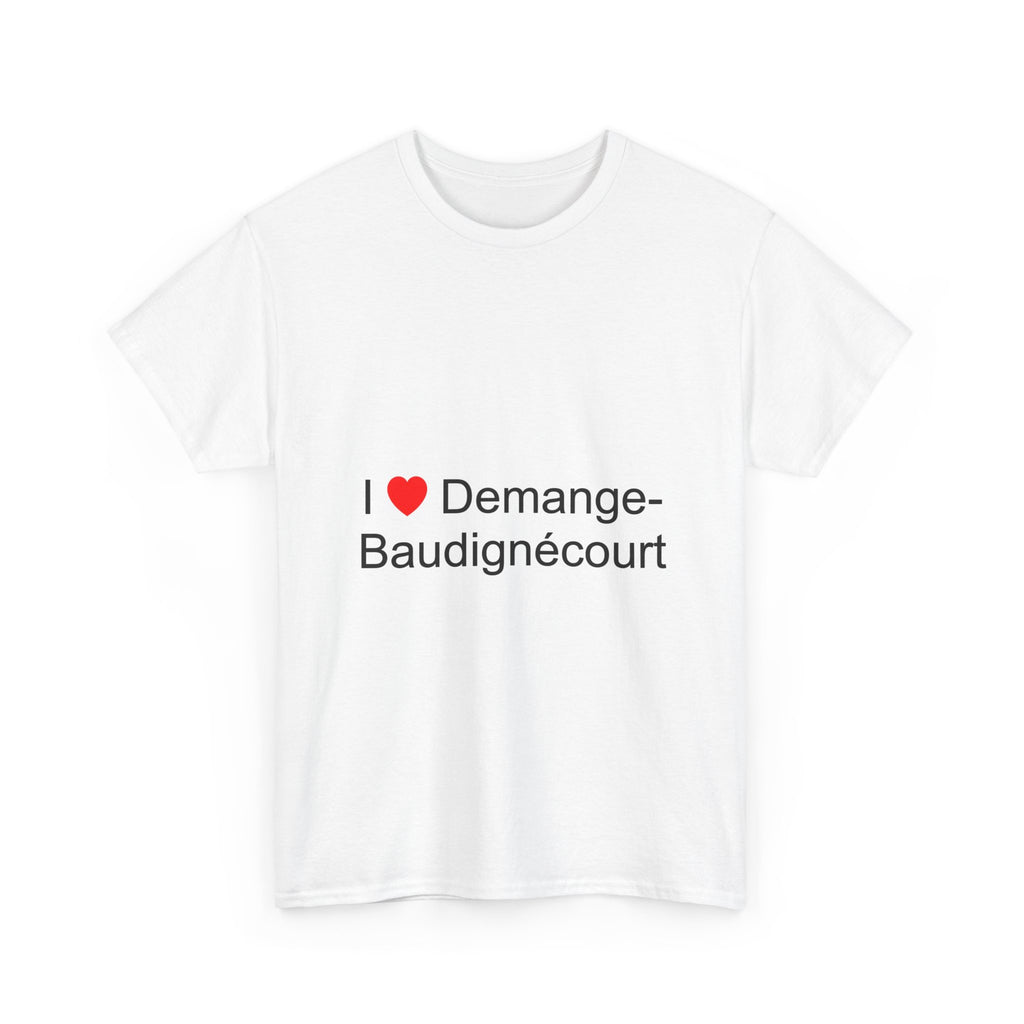 T-shirt I love demange-baudignécourt