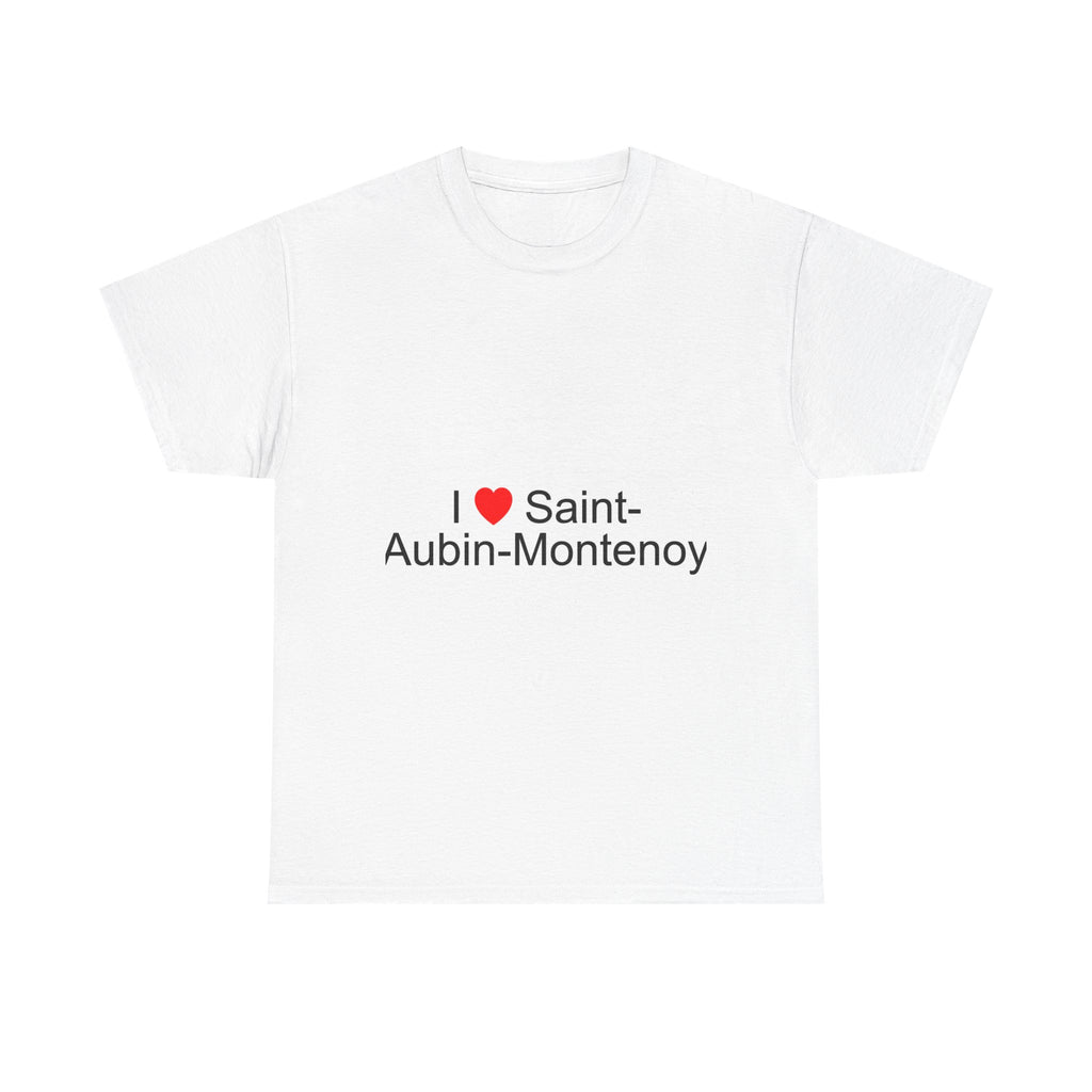 T-shirt I love saint-aubin-montenoy