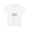 T-shirt I love ailly-sur-noye