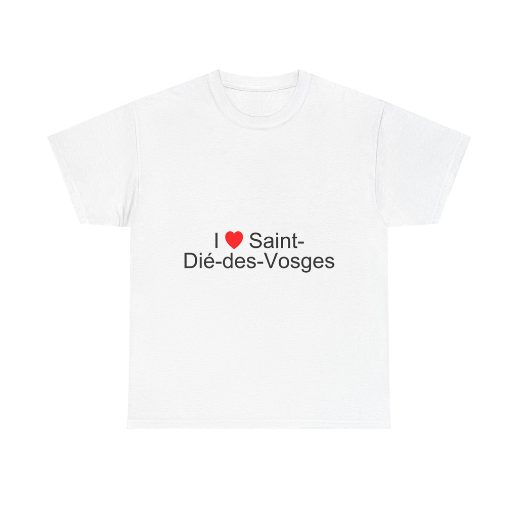 T-shirt I love saint-dié-des-vosges