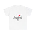 T-shirt I love belleville-et-châtillon-sur-bar