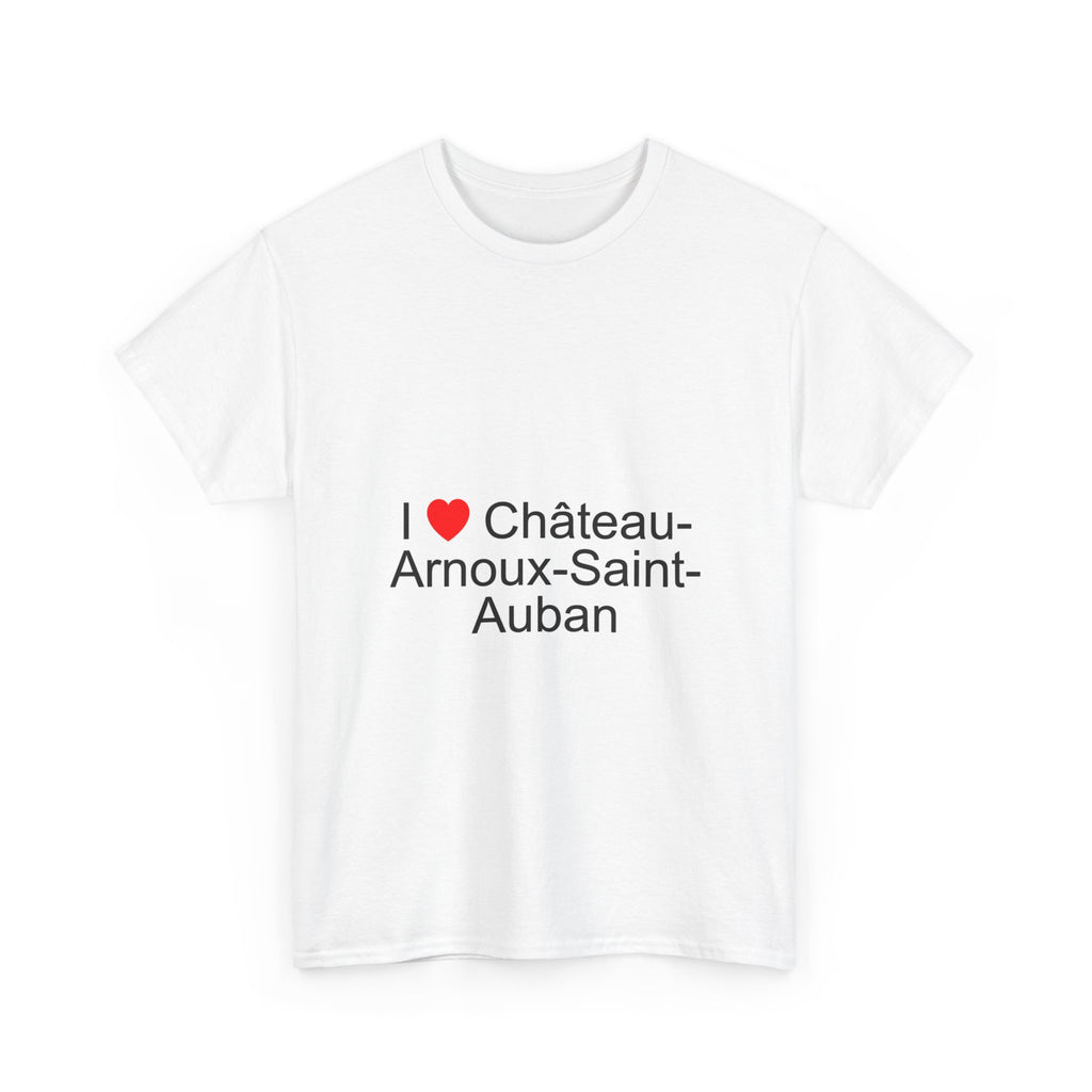 T-shirt I love château-arnoux-saint-auban