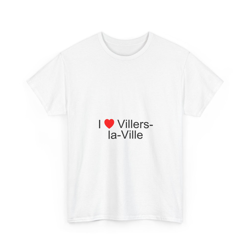 T-shirt I love villers-la-ville