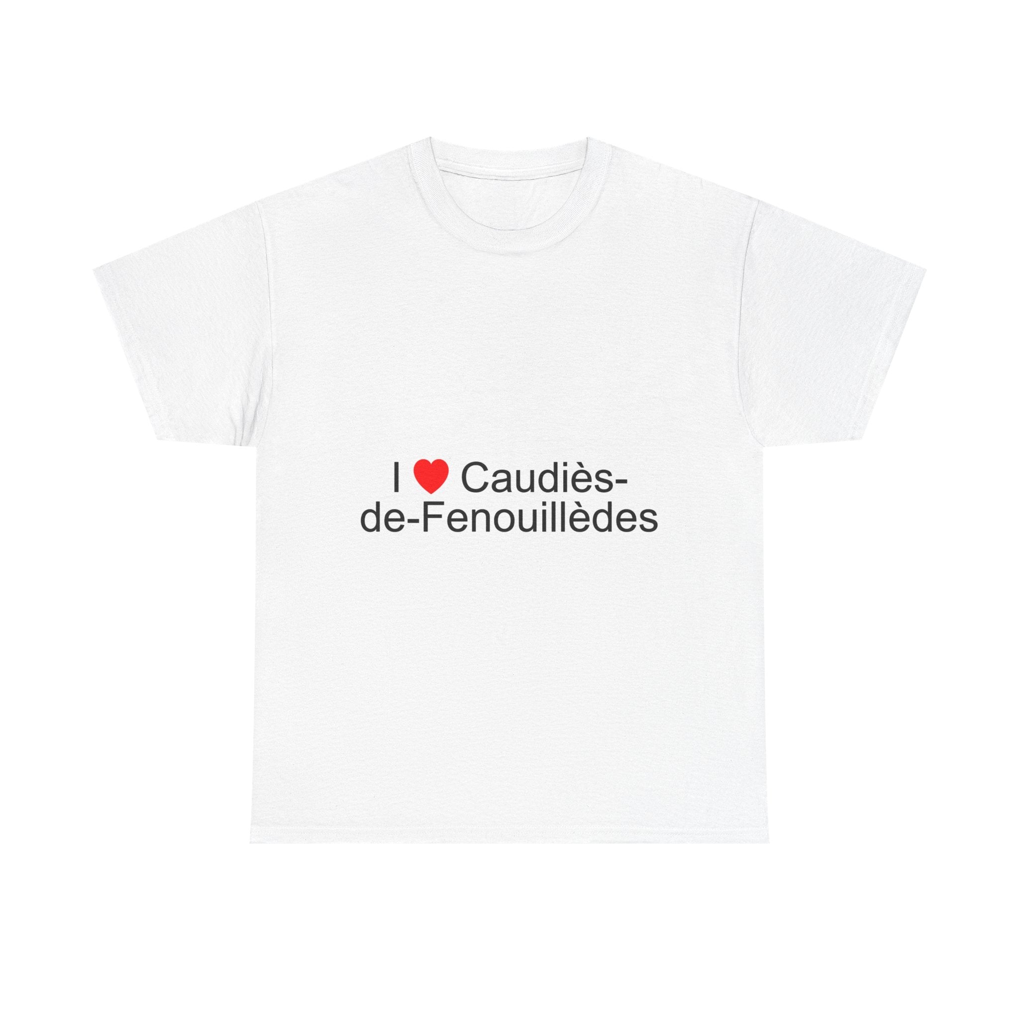 T-shirt I love caudiès-de-fenouillèdes