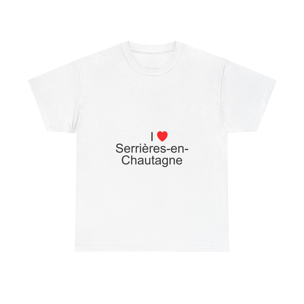 T-shirt I love serrières-en-chautagne