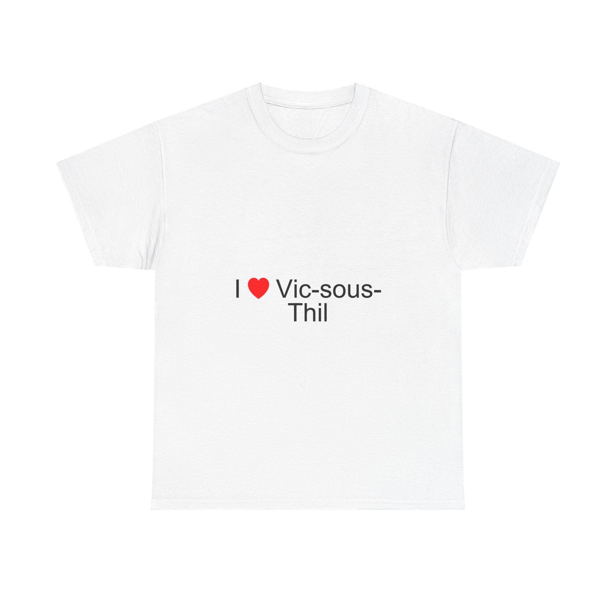 T-shirt I love vic-sous-thil