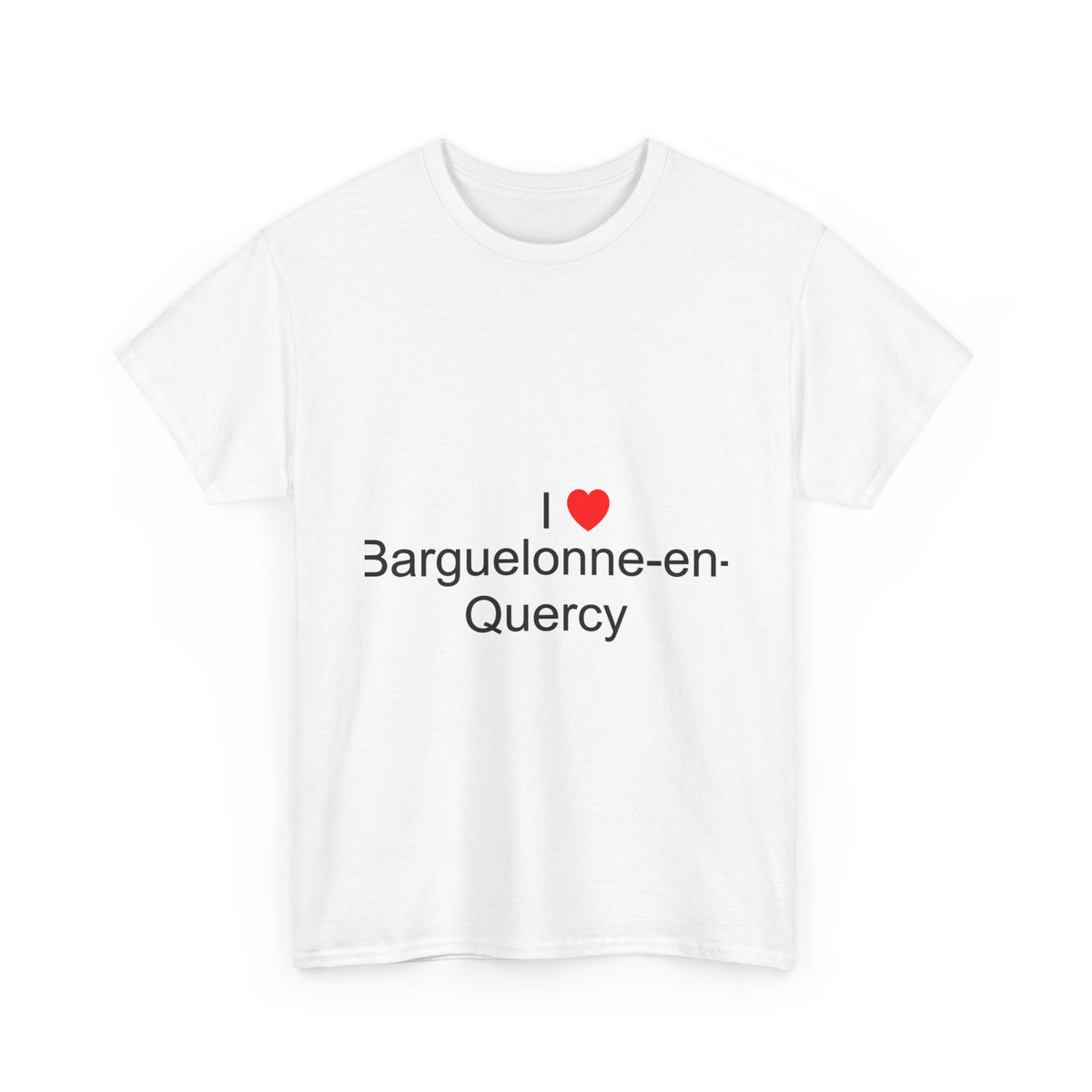 T-shirt I love barguelonne-en-quercy