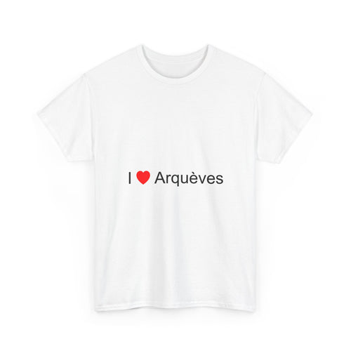 T-shirt I love arquèves