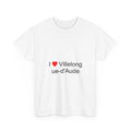 T-shirt I love villelongue-d'aude