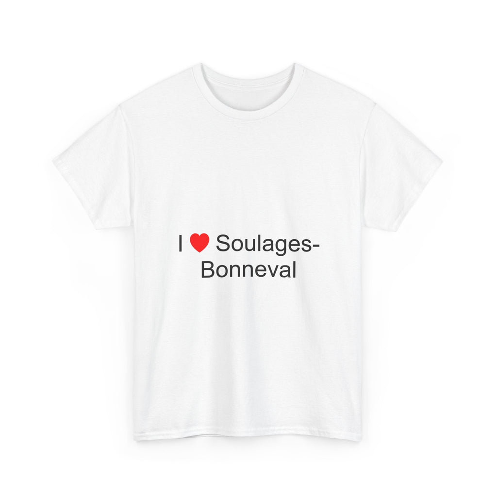 T-shirt I love soulages-bonneval