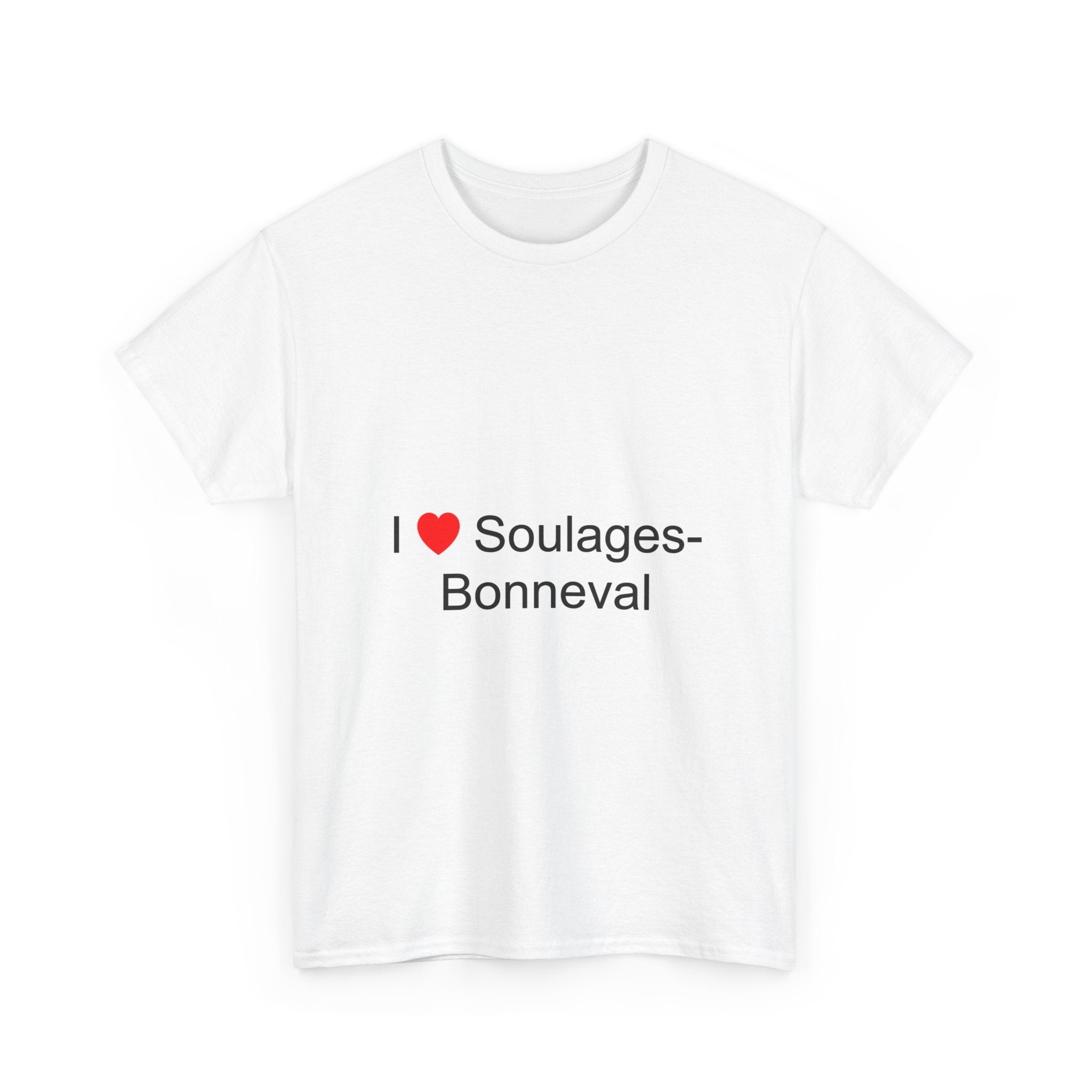 T-shirt I love soulages-bonneval