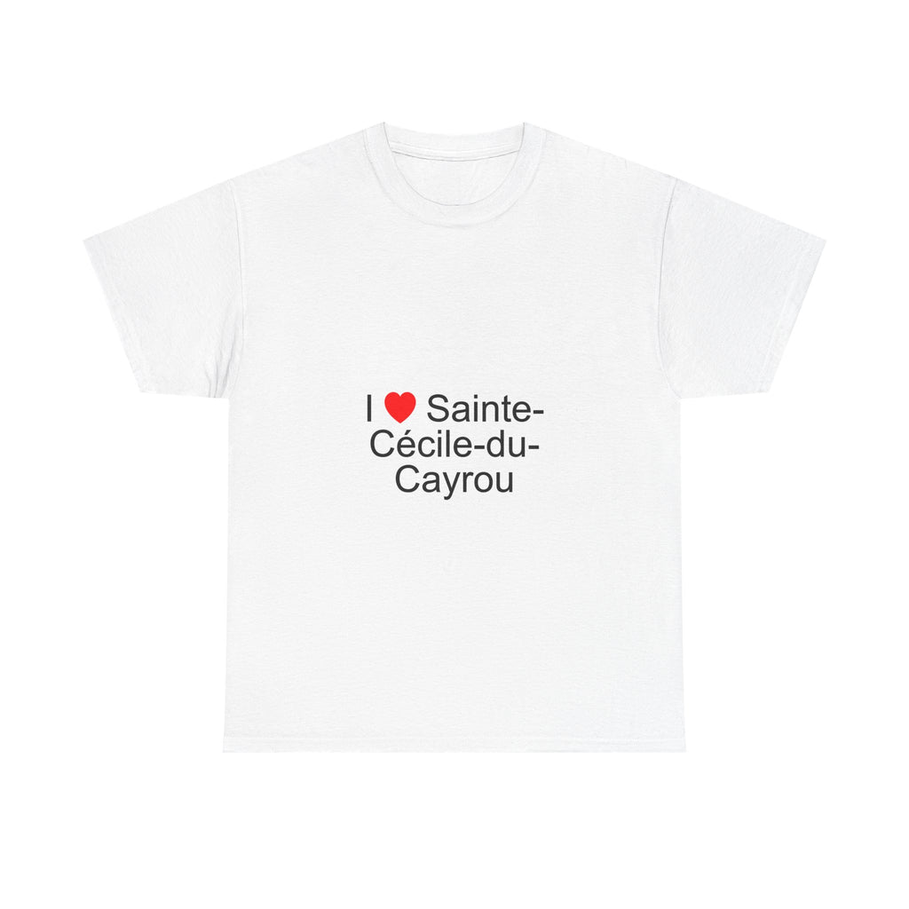 T-shirt I love sainte-cécile-du-cayrou
