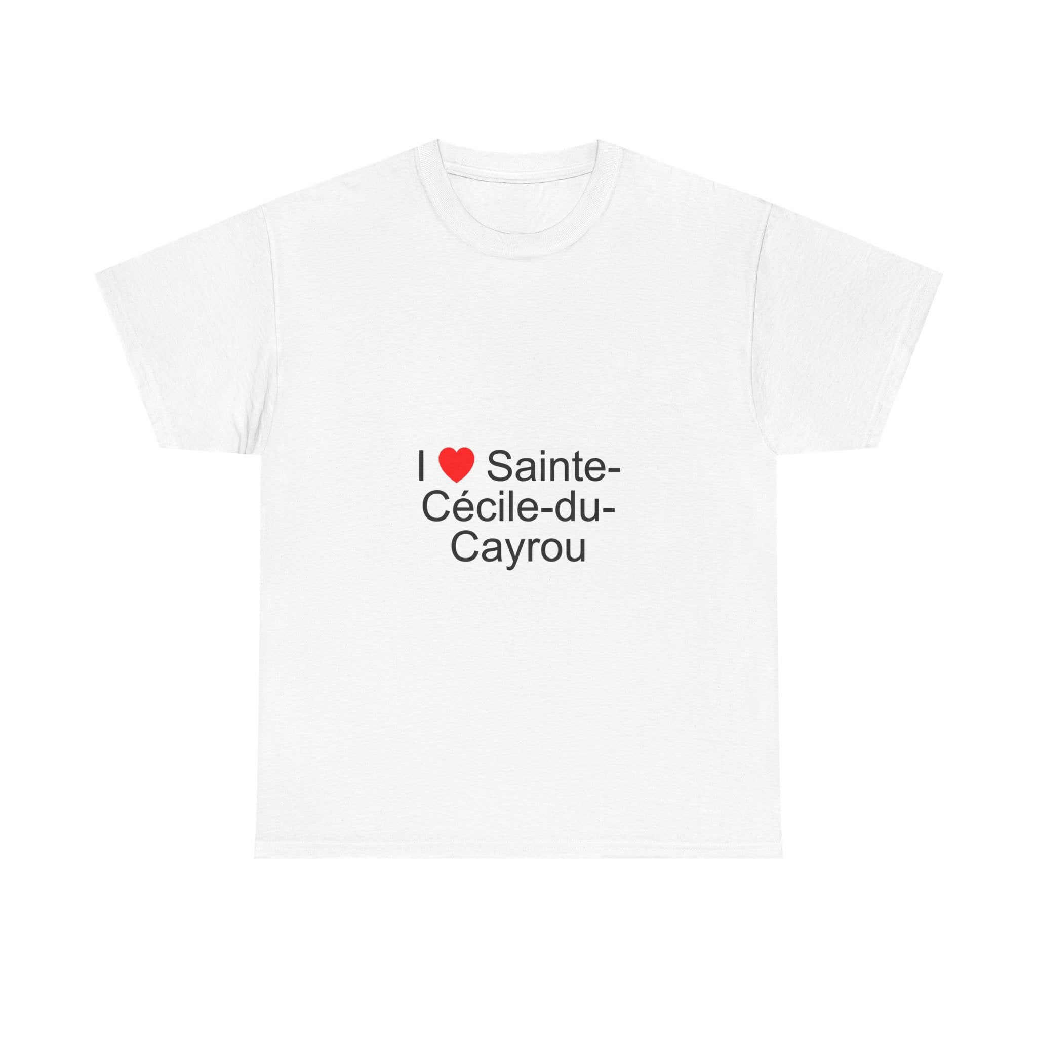 T-shirt I love sainte-cécile-du-cayrou