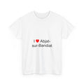 T-shirt I Love Abjat-Sur-Bandiat — Citeeshirt