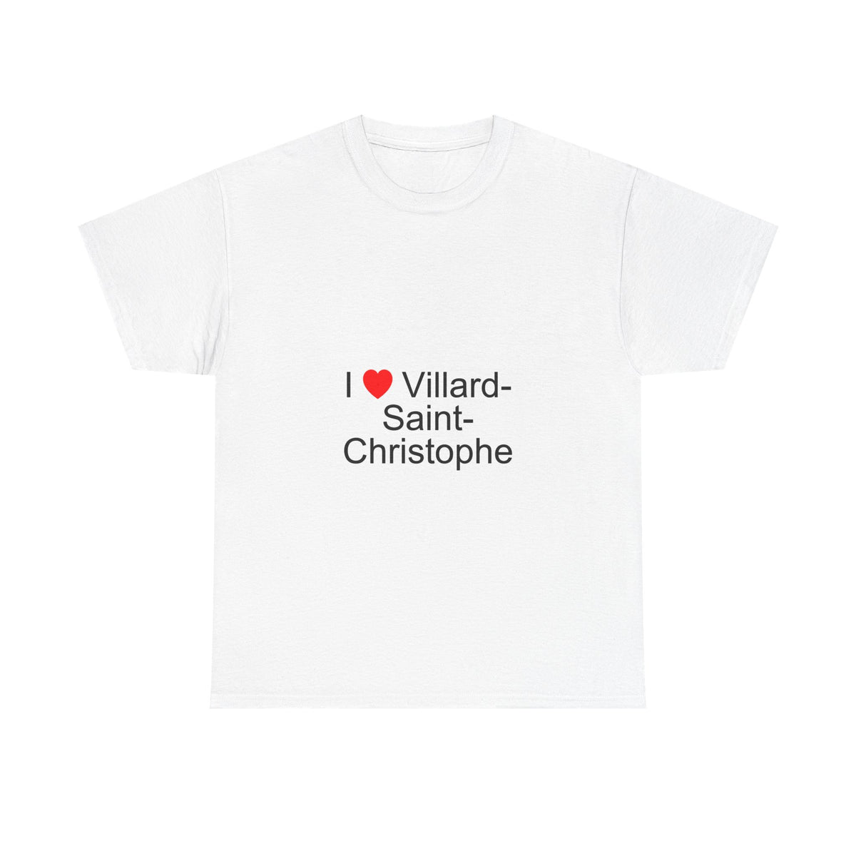 T-shirt I love villard-saint-christophe