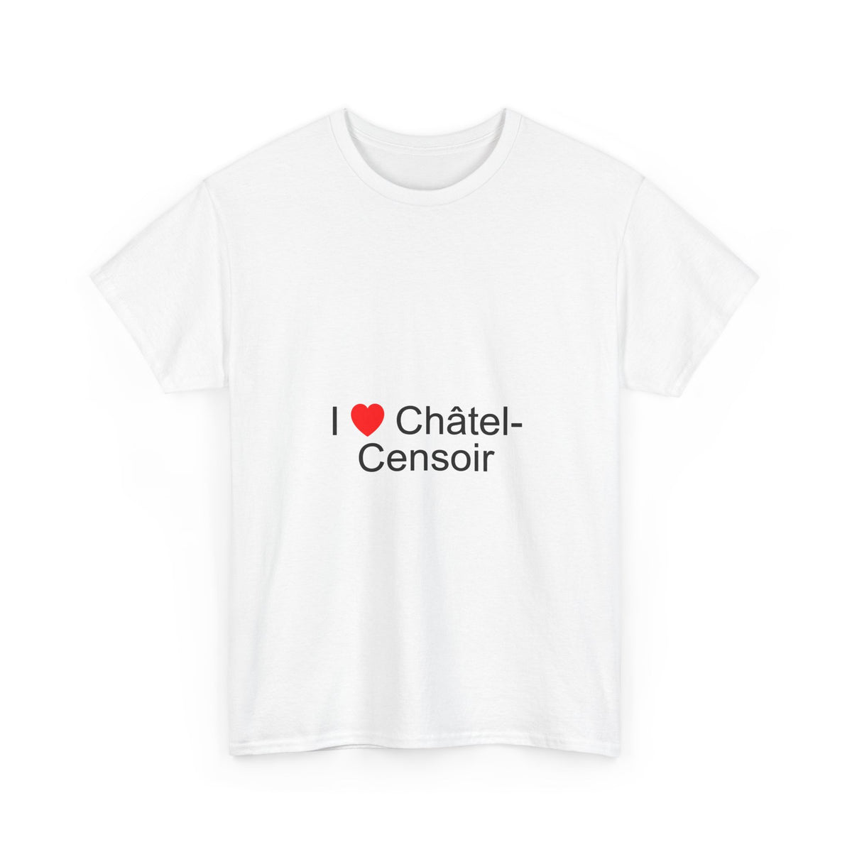T-shirt I love châtel-censoir