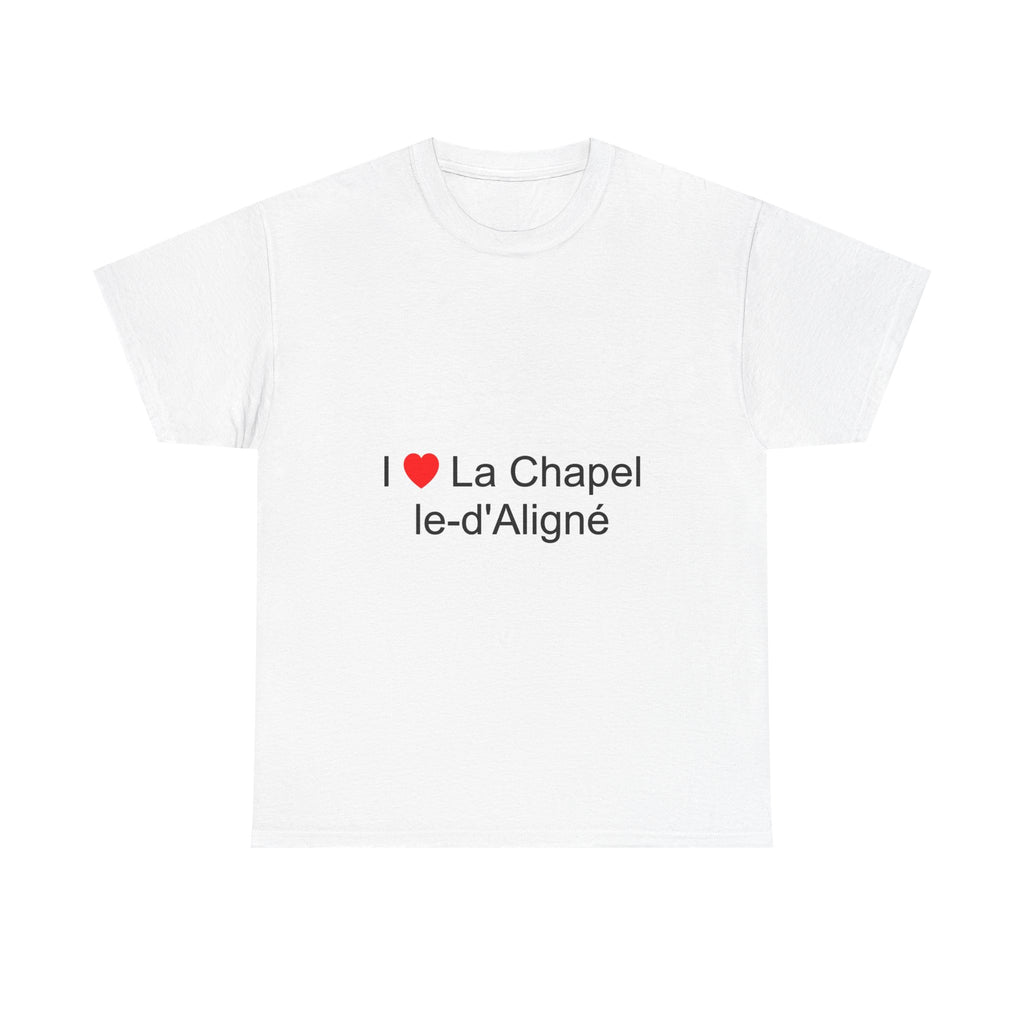 T-shirt I love la chapelle-d'aligné