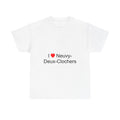 T-shirt I love neuvy-deux-clochers