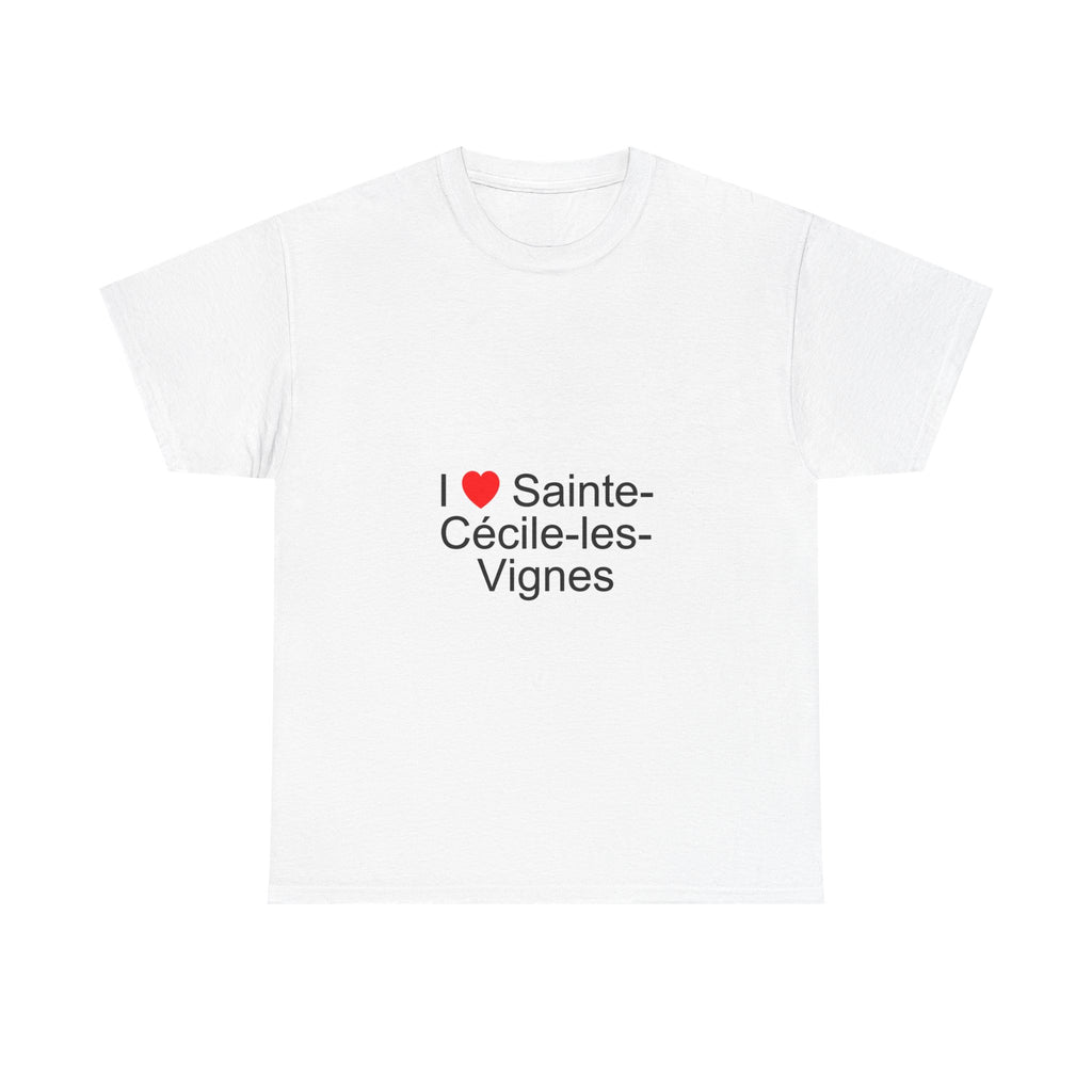 T-shirt I love sainte-cécile-les-vignes