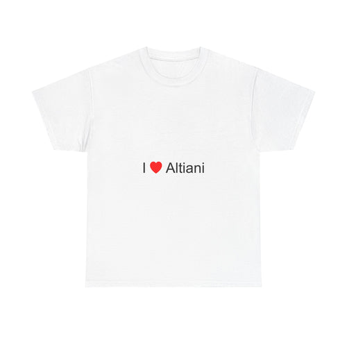 T-shirt I love altiani