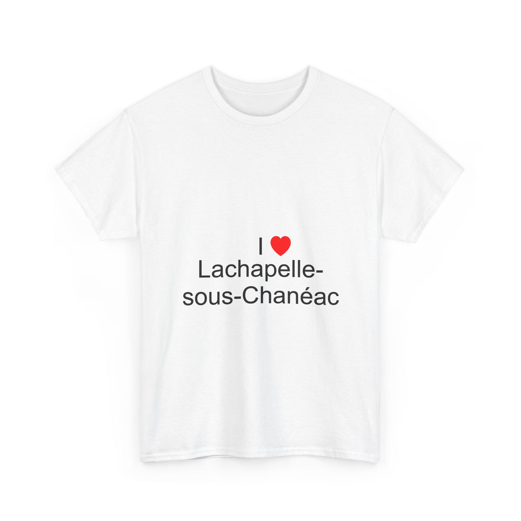 T-shirt I love lachapelle-sous-chanéac