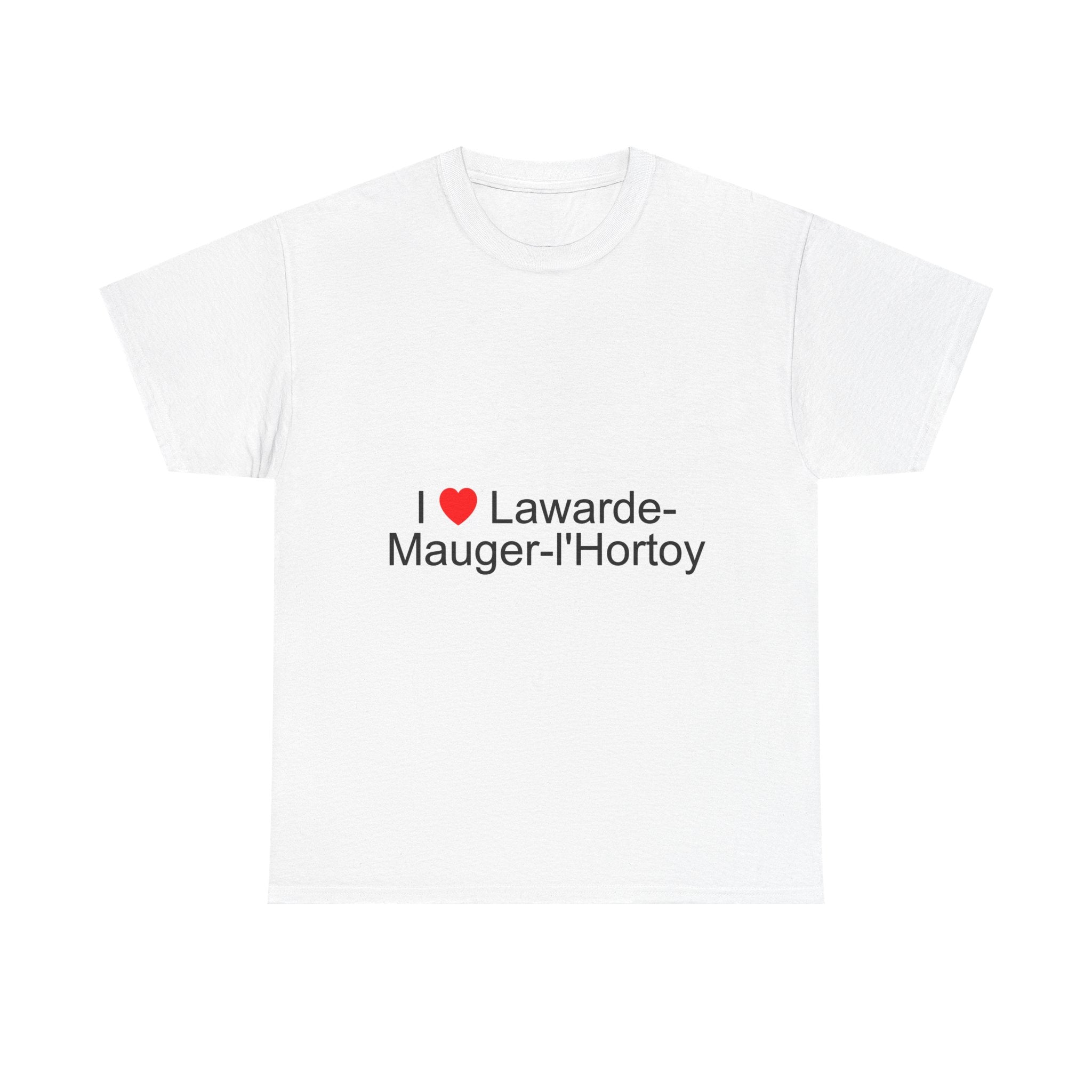 T-shirt I love lawarde-mauger-l'hortoy