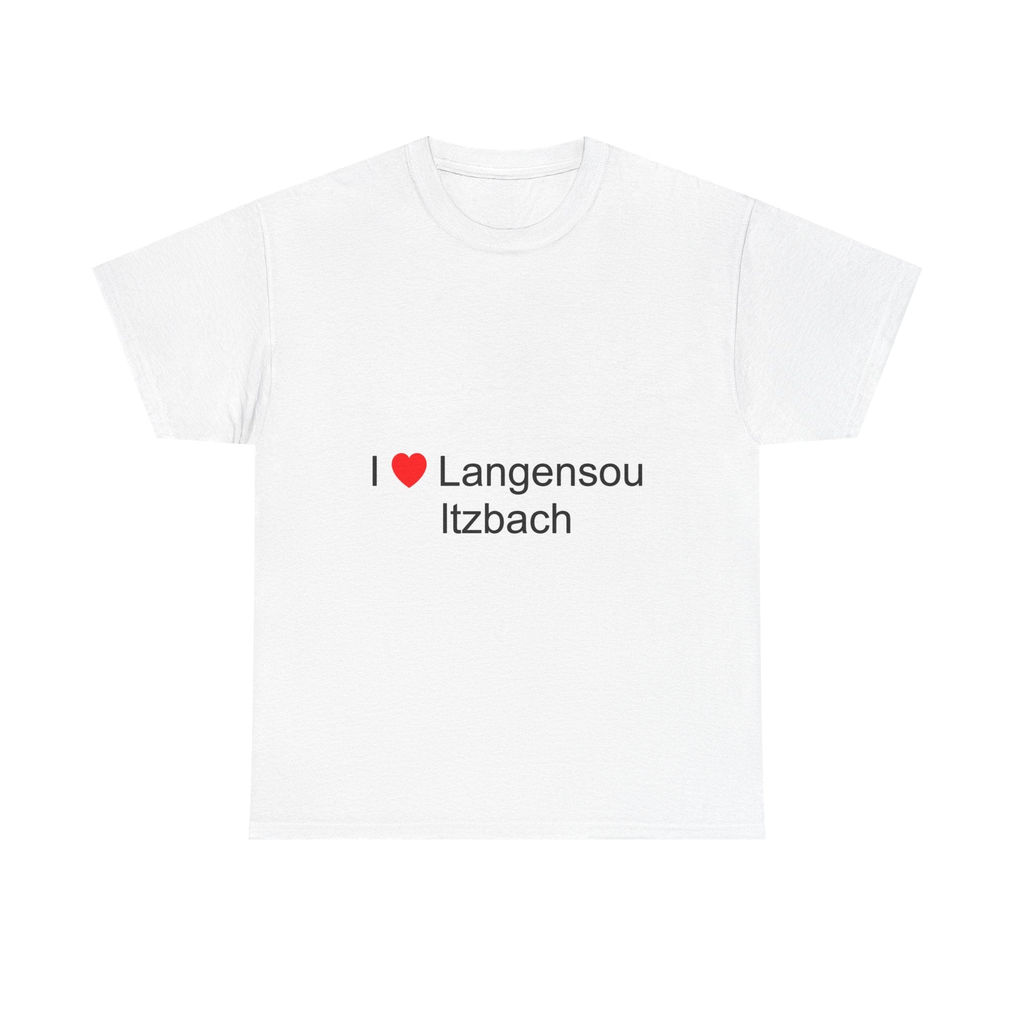 T-shirt I love langensoultzbach