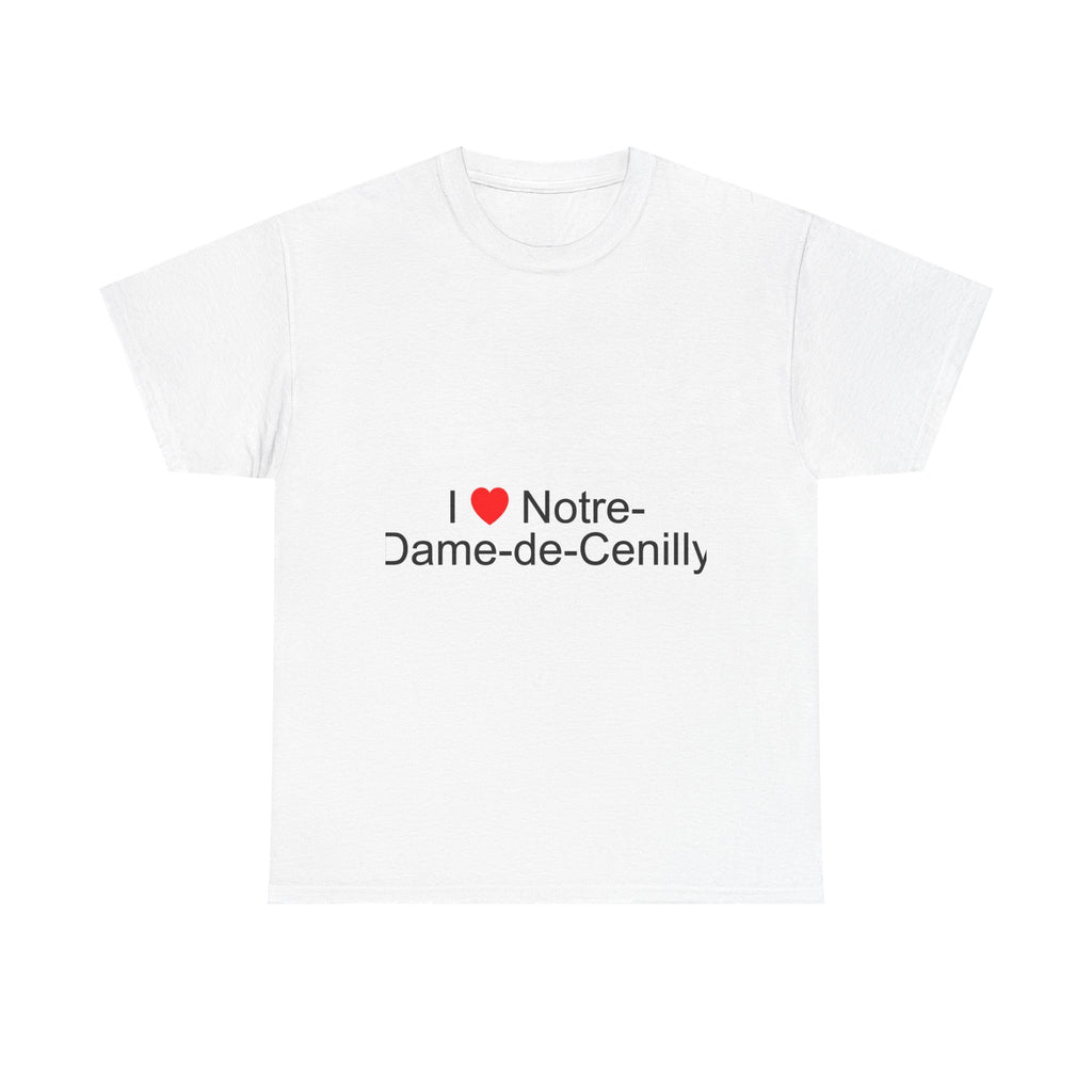 T-shirt I love notre-dame-de-cenilly