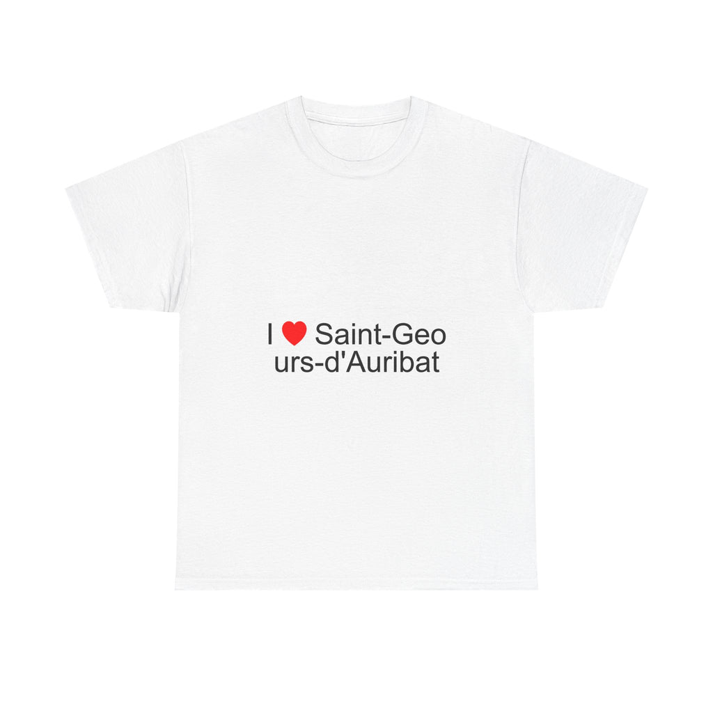 T-shirt I love saint-geours-d'auribat