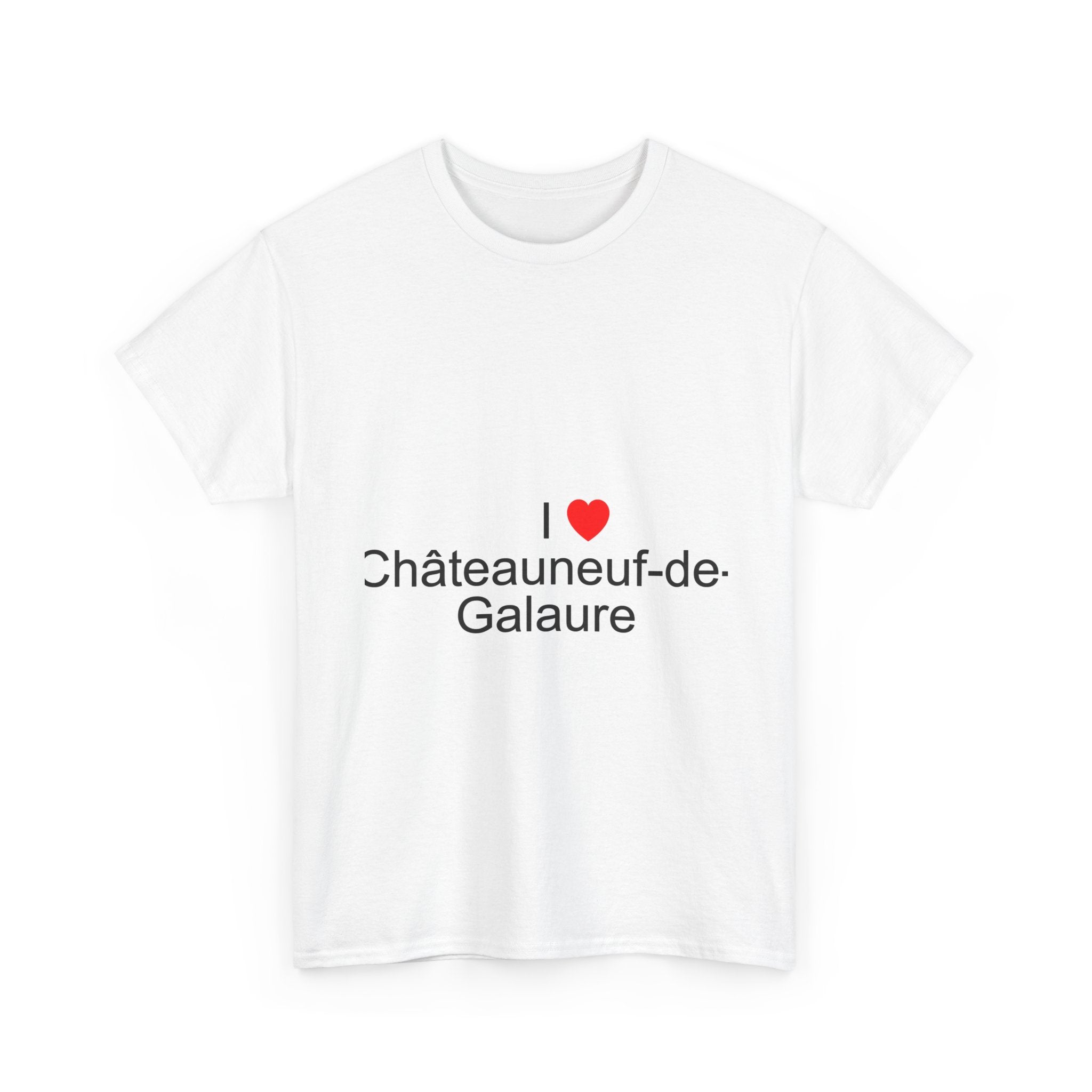 T-shirt I love châteauneuf-de-galaure