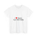 T-shirt I love saint-cyr-des-gâts