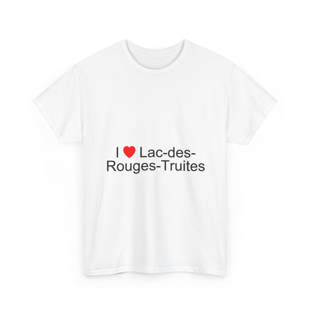 T-shirt I love lac-des-rouges-truites